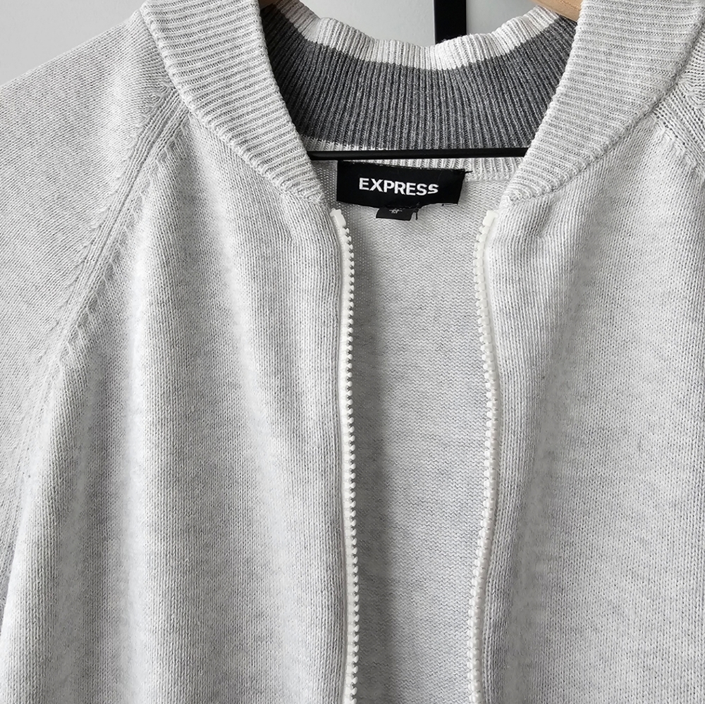 Express Zip Up Sweater - Picture 2 of 4